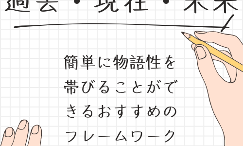 【時系列で書く文章の書き方】過去・現在・未来フレームワーク